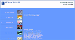 Desktop Screenshot of abtradesupplies.co.uk